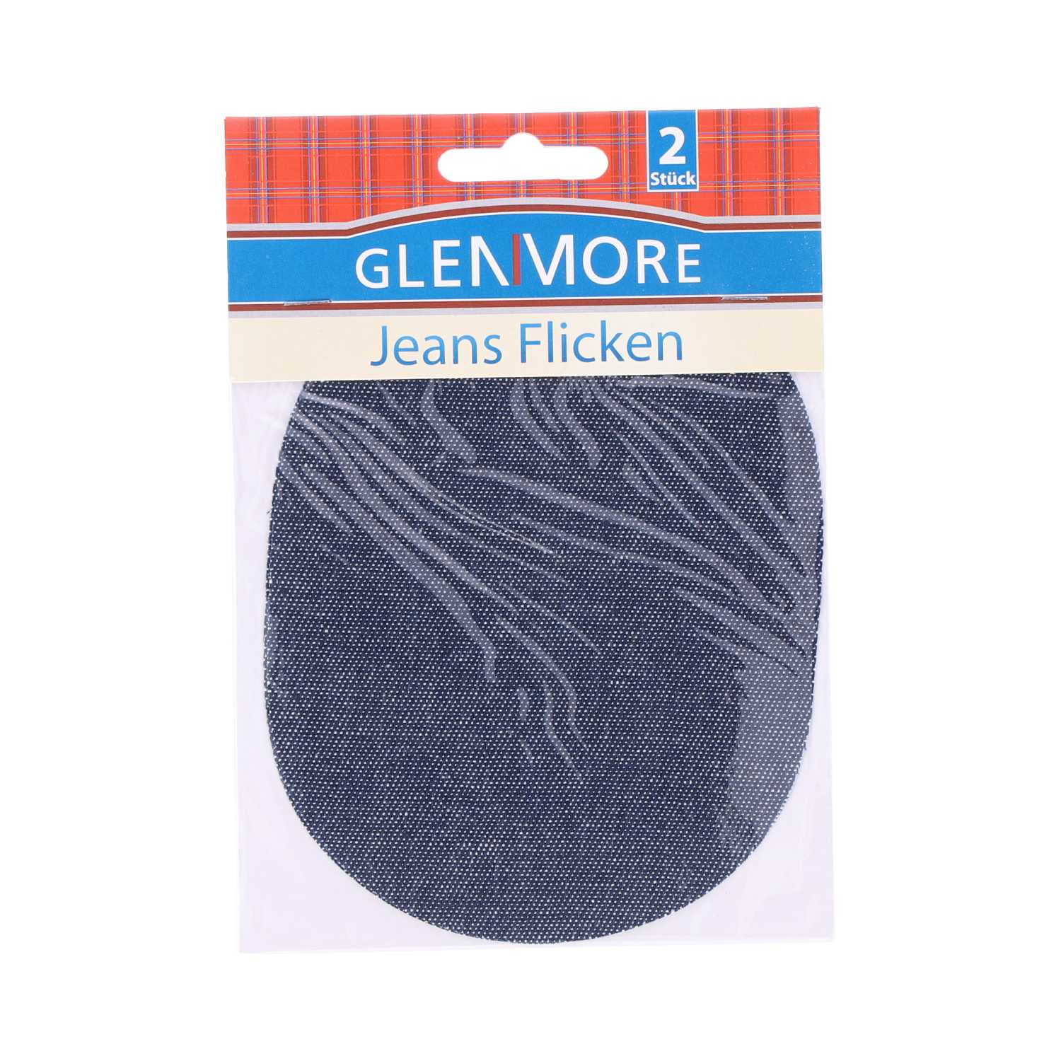 Flicken 2er dunkel blau