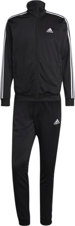AdidasBasic 3-Stripes Tracksuit - schwarz
