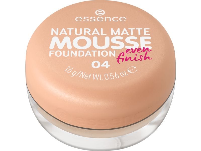 essence Foundation Natural Matte Mousse 04 Mousse Foundation mit mittlerer Deckkraft für einen natürlichen, matten Look