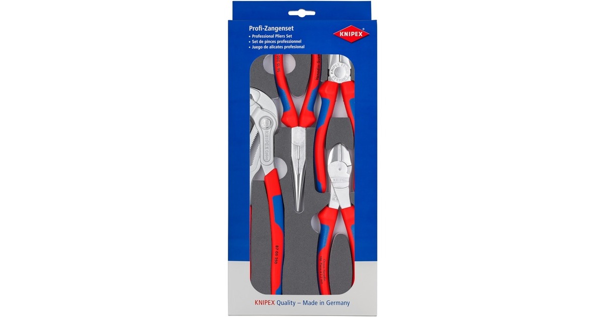 KNIPEXZangen-Set Basic Chrom 00 20 01 V17 tangenset  (4-Delig)