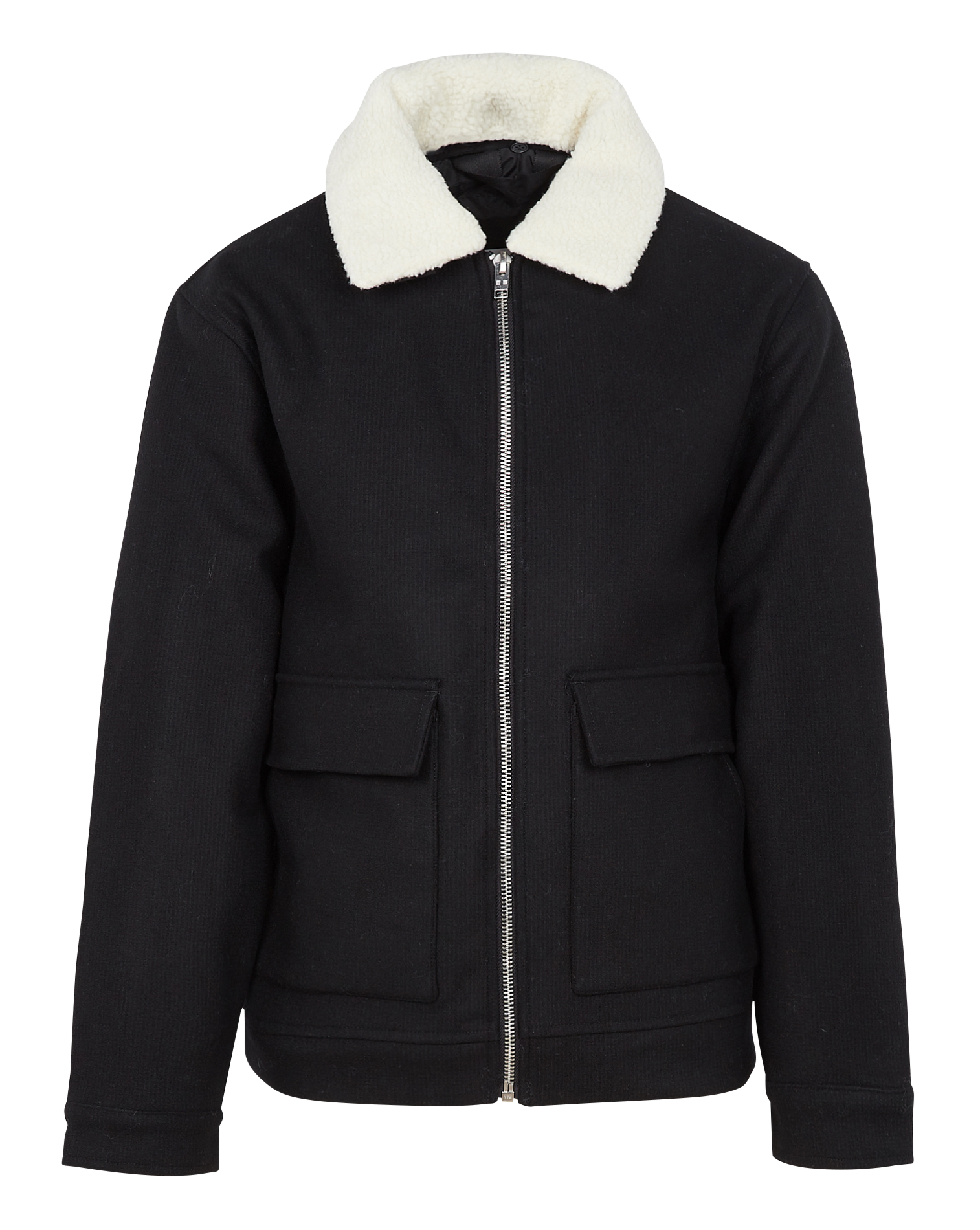 THORKINS 2.0 - Manteau droit à col classique | Noir