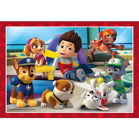 Paw Patrol puslespil 4i1 - 12, 16, 20 og 24 brikker