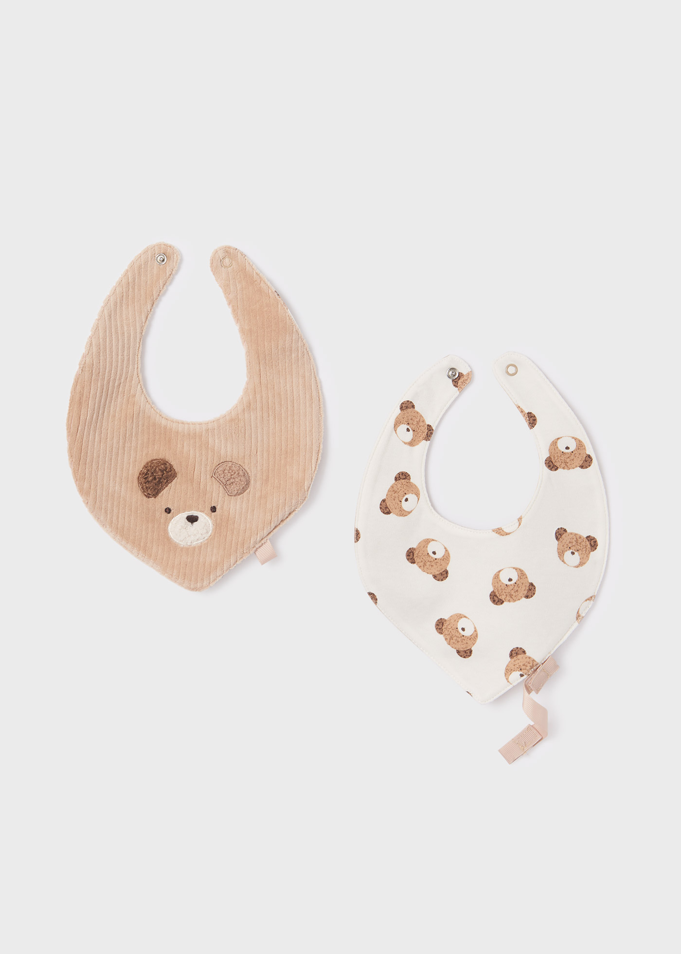 Conjunto de 2 babadores Better Cotton para bebês
