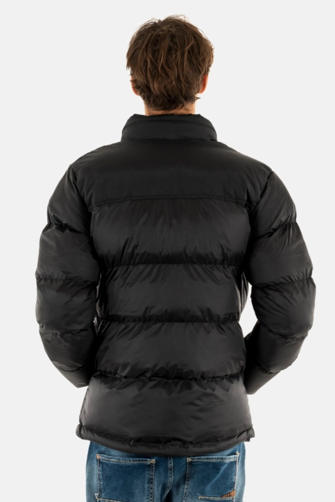 Doudounes schott empiecement et broderie black