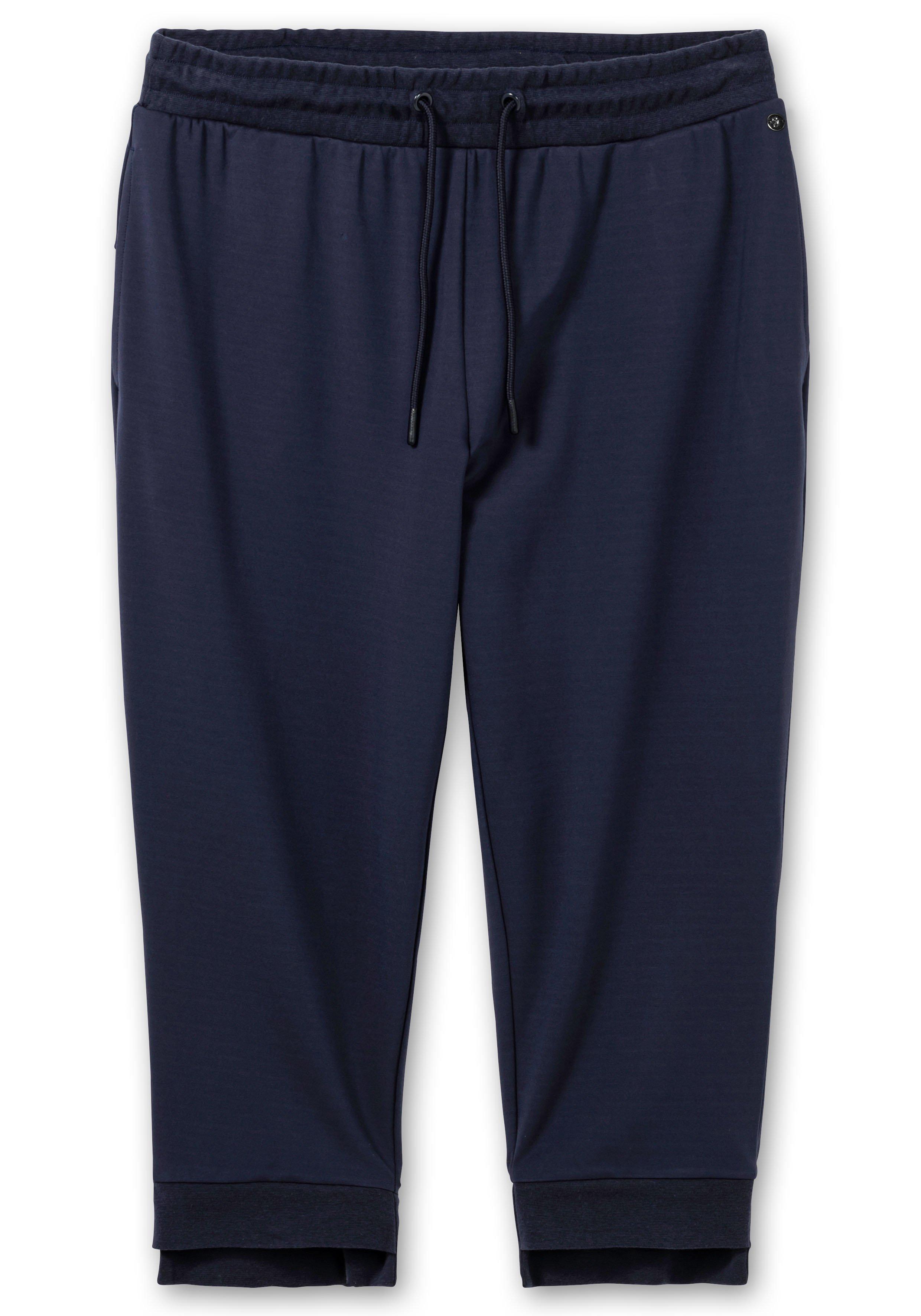 Sporthose in 3/4-Länge mit Bündchen, aus Sweat