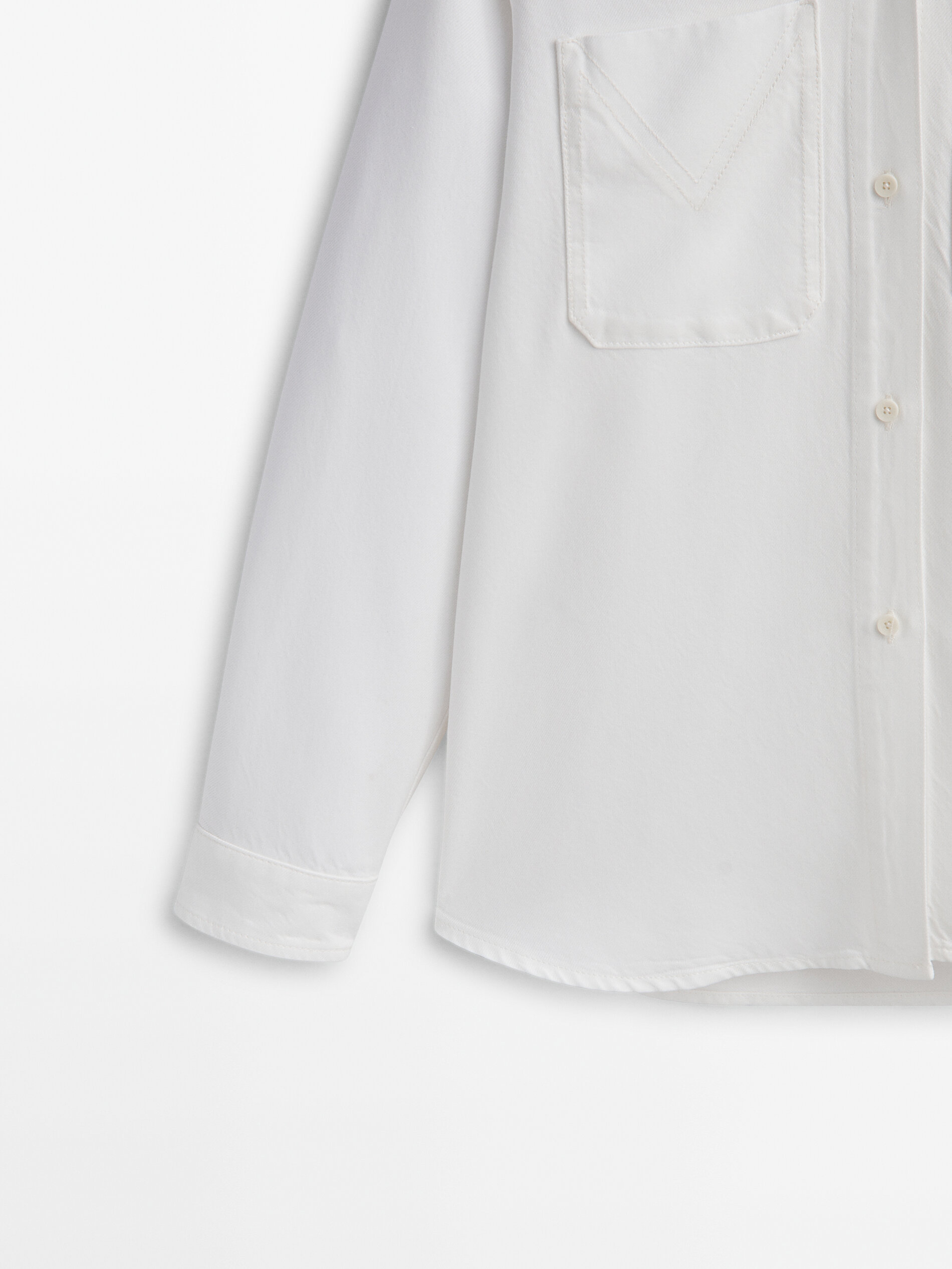 Camisa lyocell bolsillos - RAW