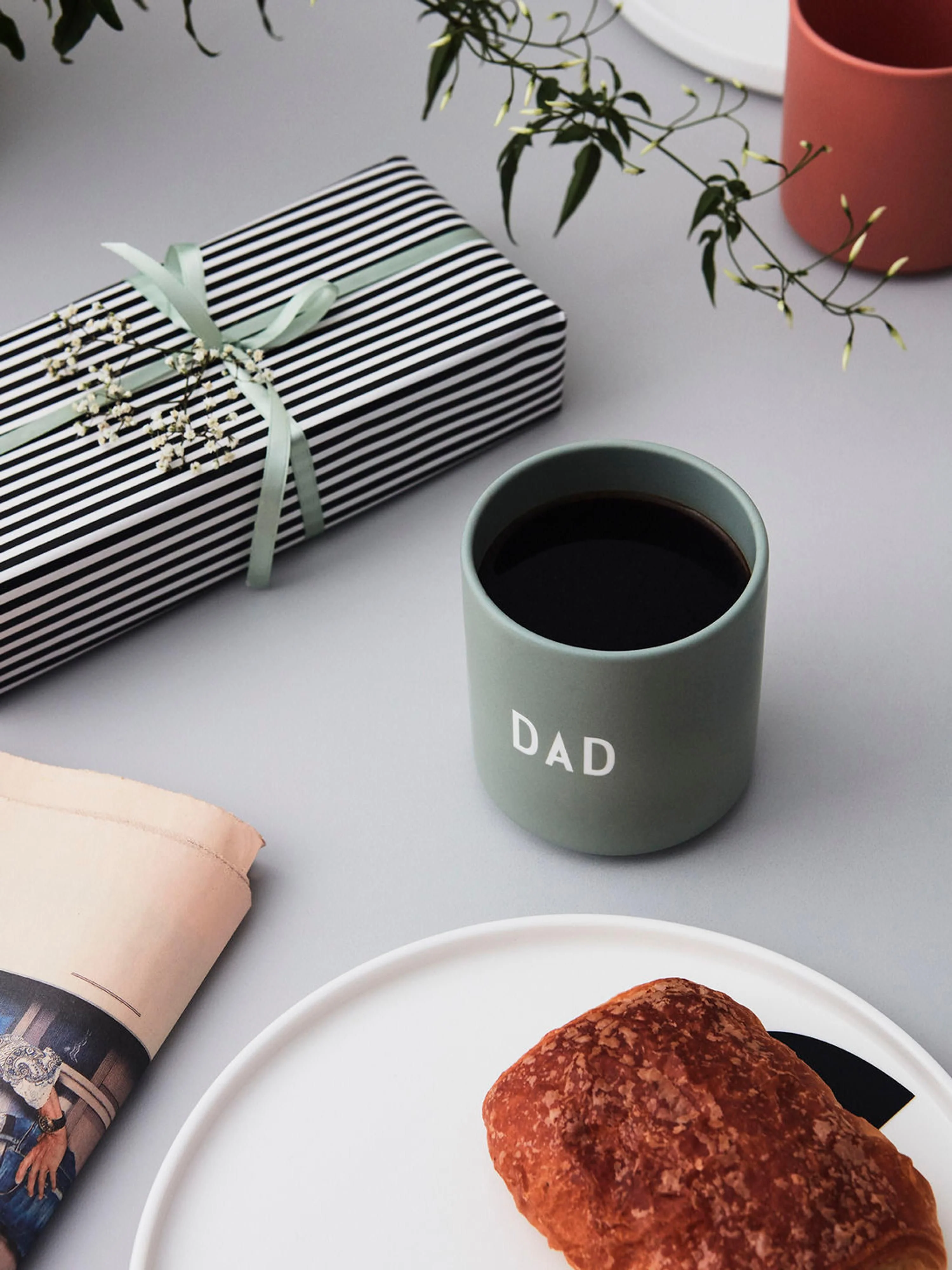 Kopje Favourite Dad/Love met opschrift