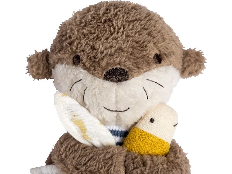 fehn Wärme-Stofftier Otter Kuscheltier mit entnehmbarem Wärmesäckchen im Otter Design