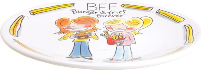 Blond Amsterdam bord Snack BFF D 22 cm