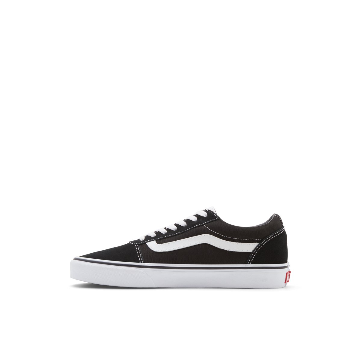 VANS-Ward-m-Baskets de skate - Talon plat - Noir/Blanc