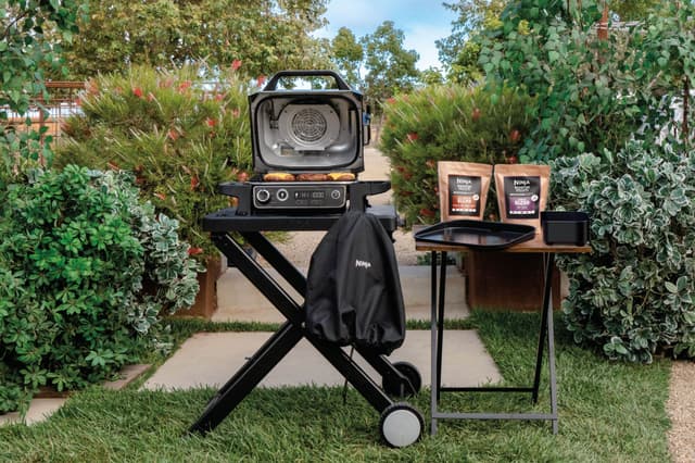Ninja Woodfire elektrisk grill OG701EU (grå & sort)