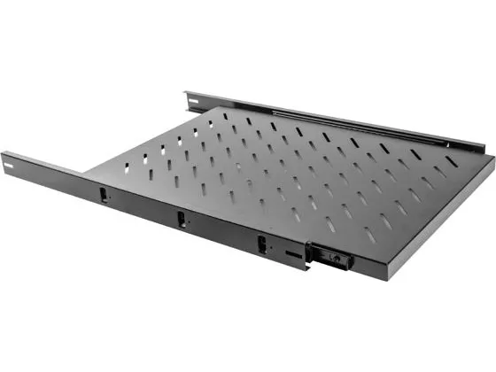 [OUTLET] - Lanberg - Rackhylde - RAL 9004, sort - 1U - 19