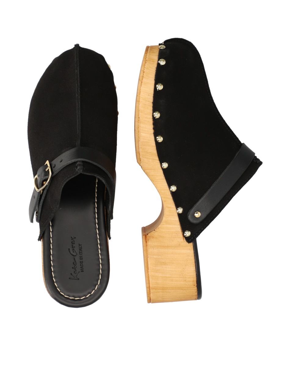Veloursleder Pantoffel