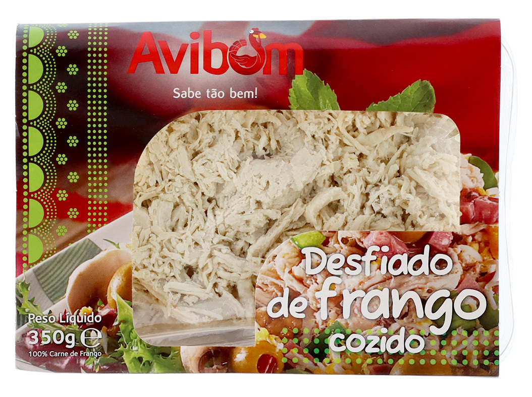 FRANGO COZIDO DESFIADO AVIBOM 350G