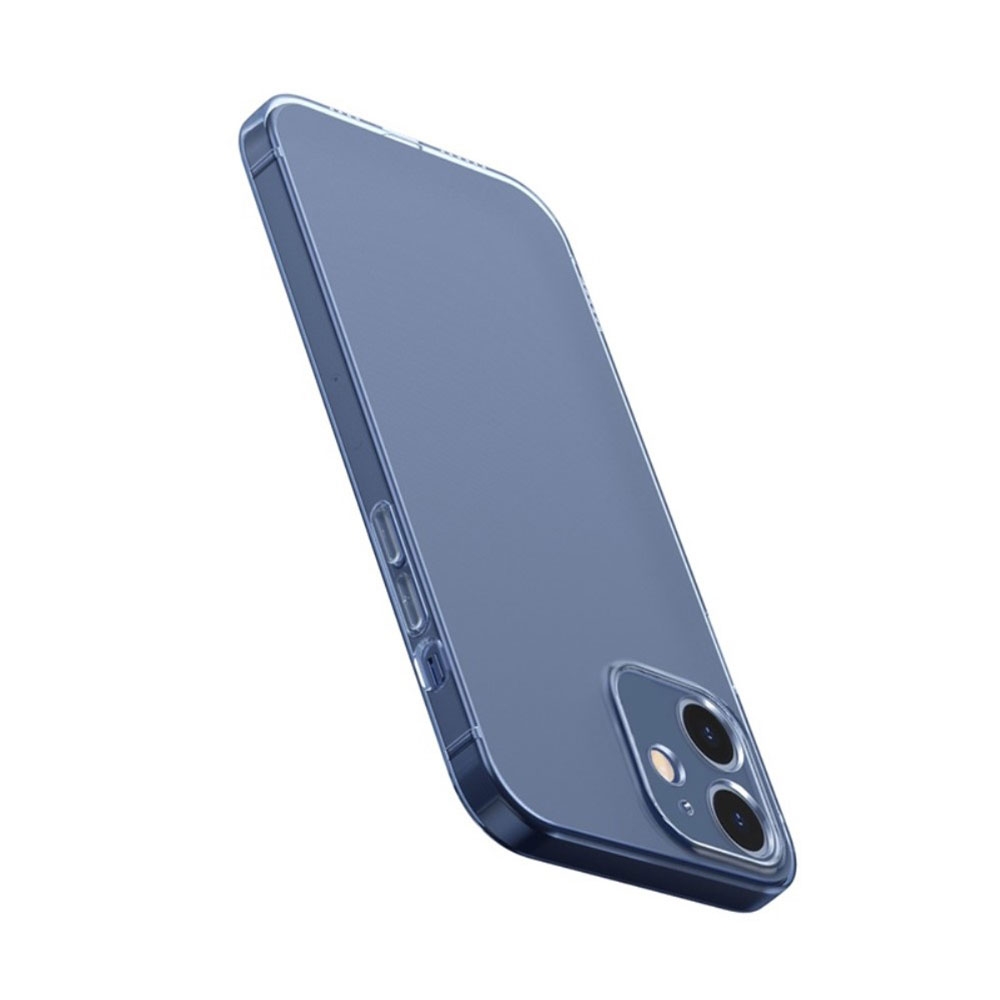 iPhone 12 Gummi Hülle Case Simple Series Ultra Thin 0.7mm - Transparent