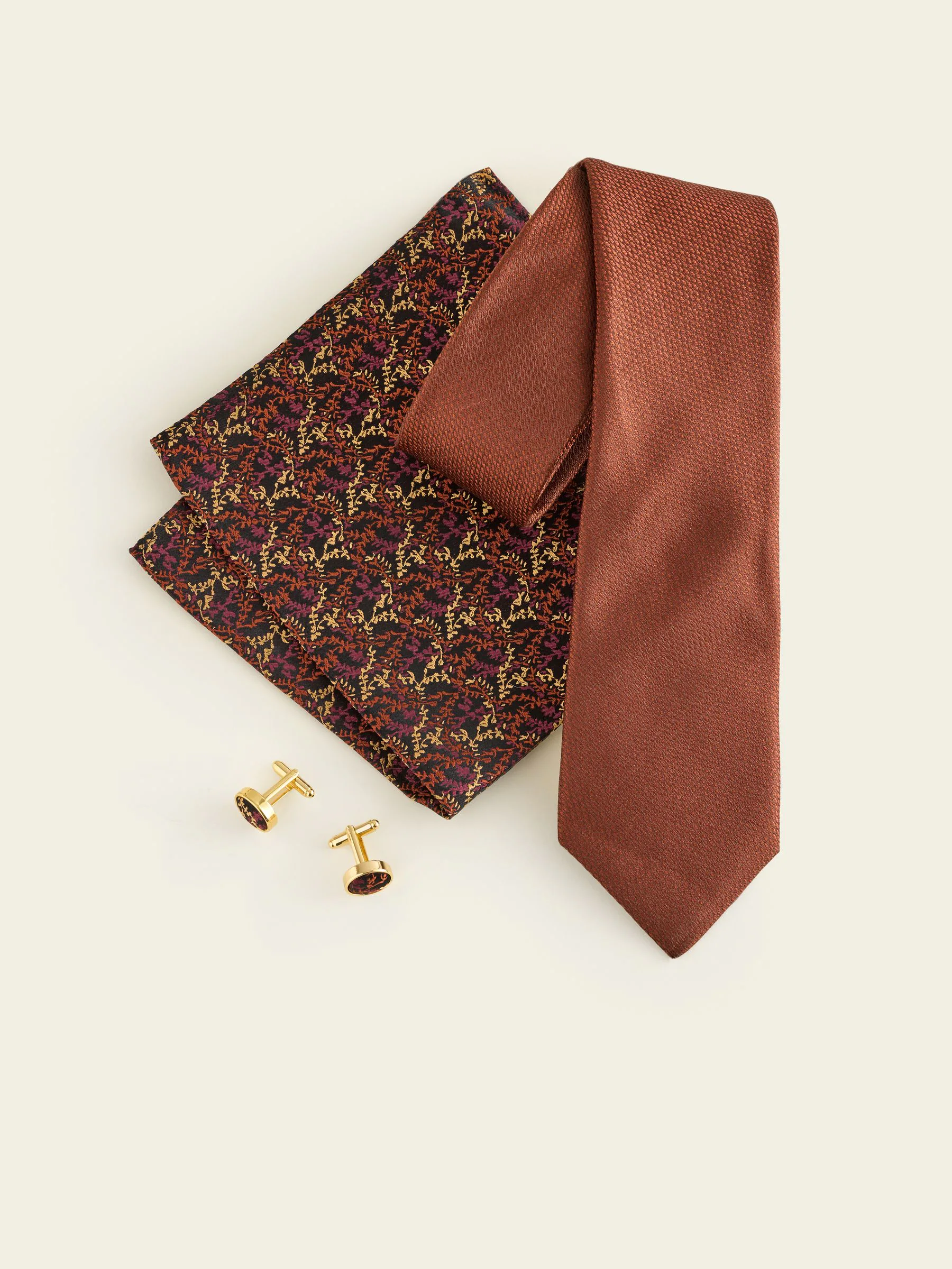 Oranje - Tie, Pocket Square and Cufflink Gift Box