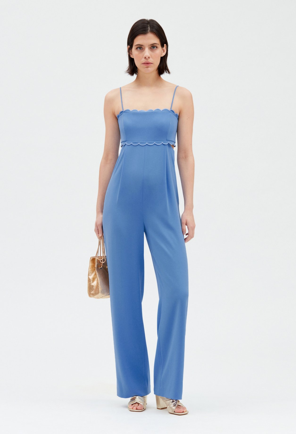 Combinaison pantalon bleue