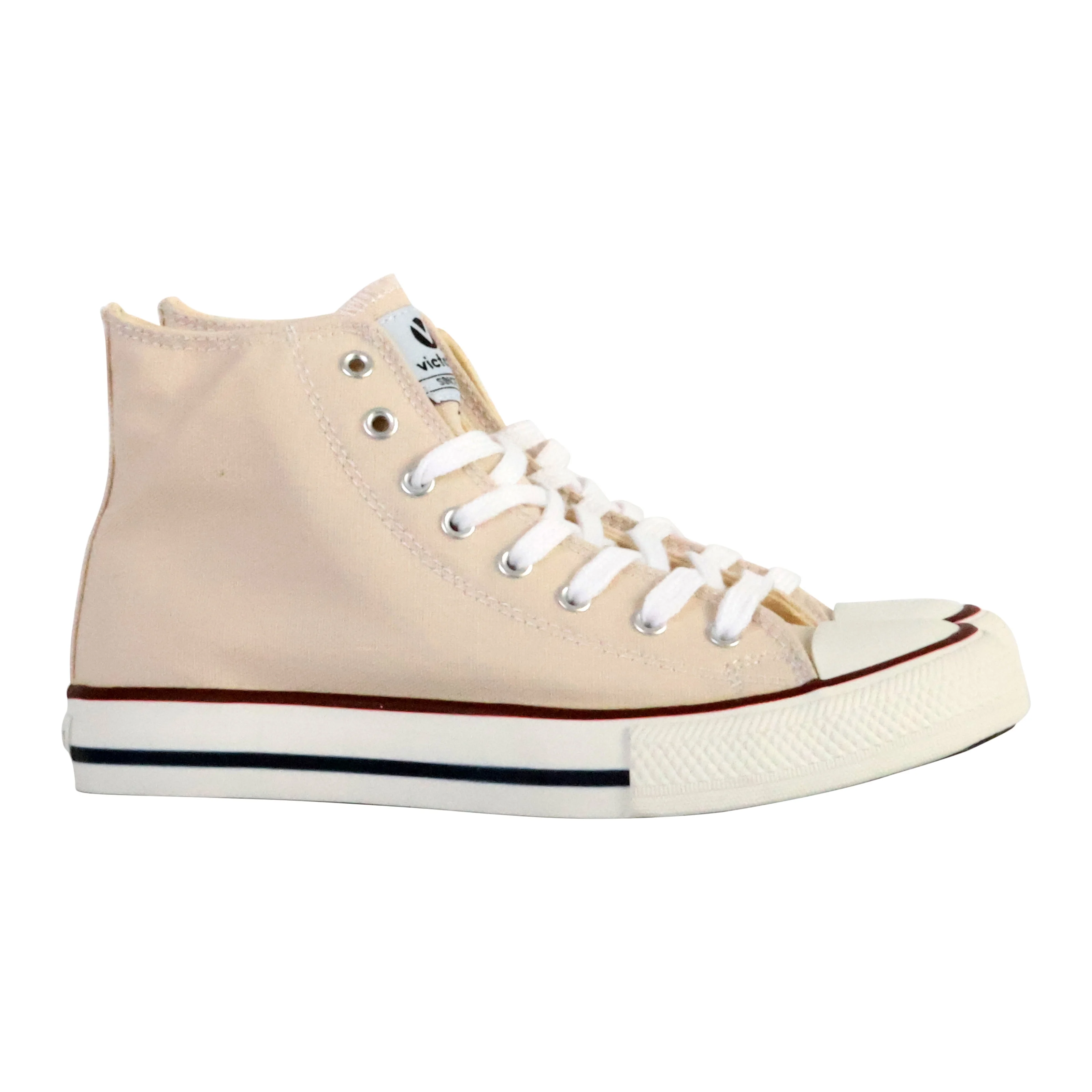 Basket montante à lacets | Beige