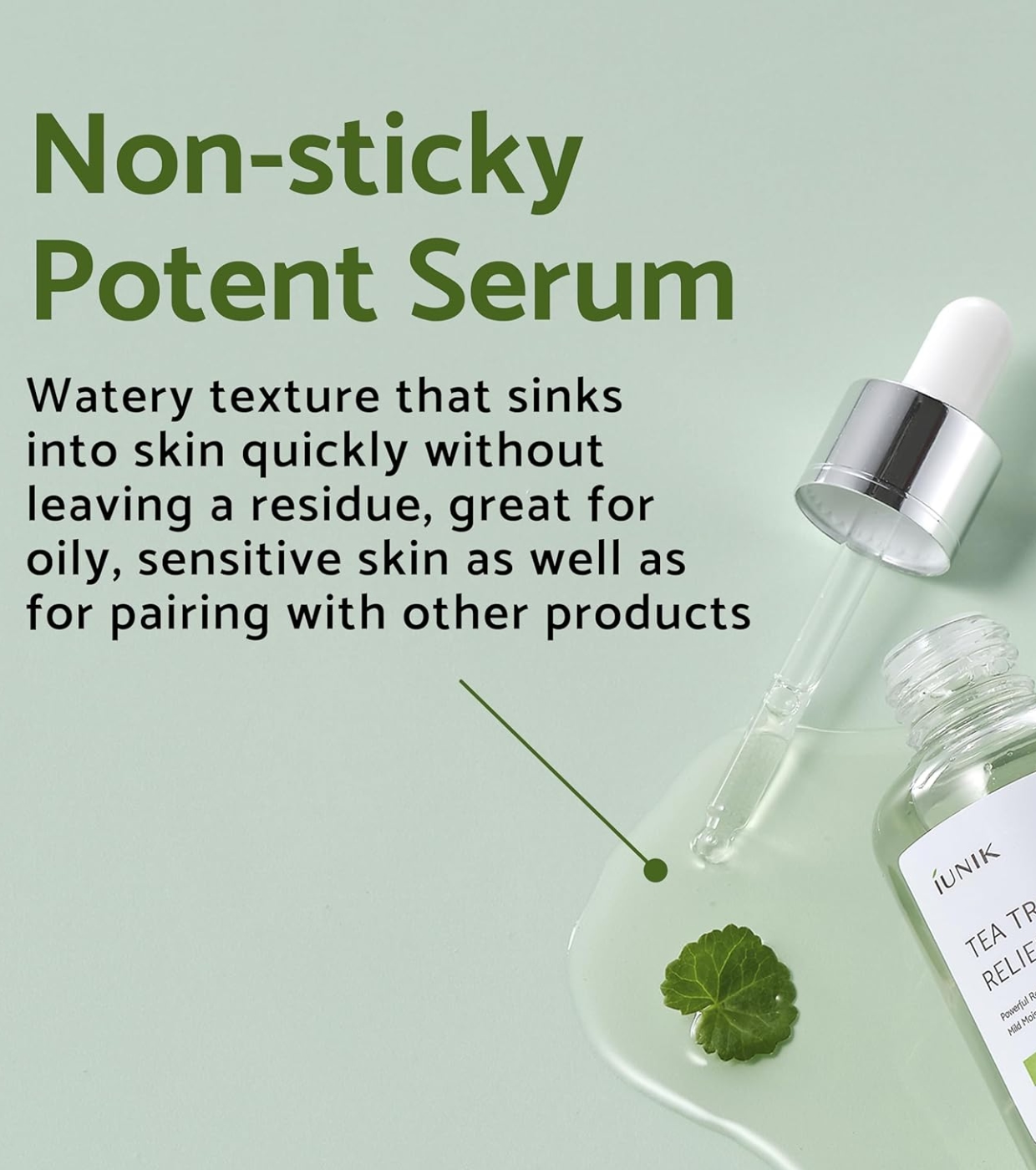 iUNIK - Sérum Facial Tea Tree Relief - Pele com Acne