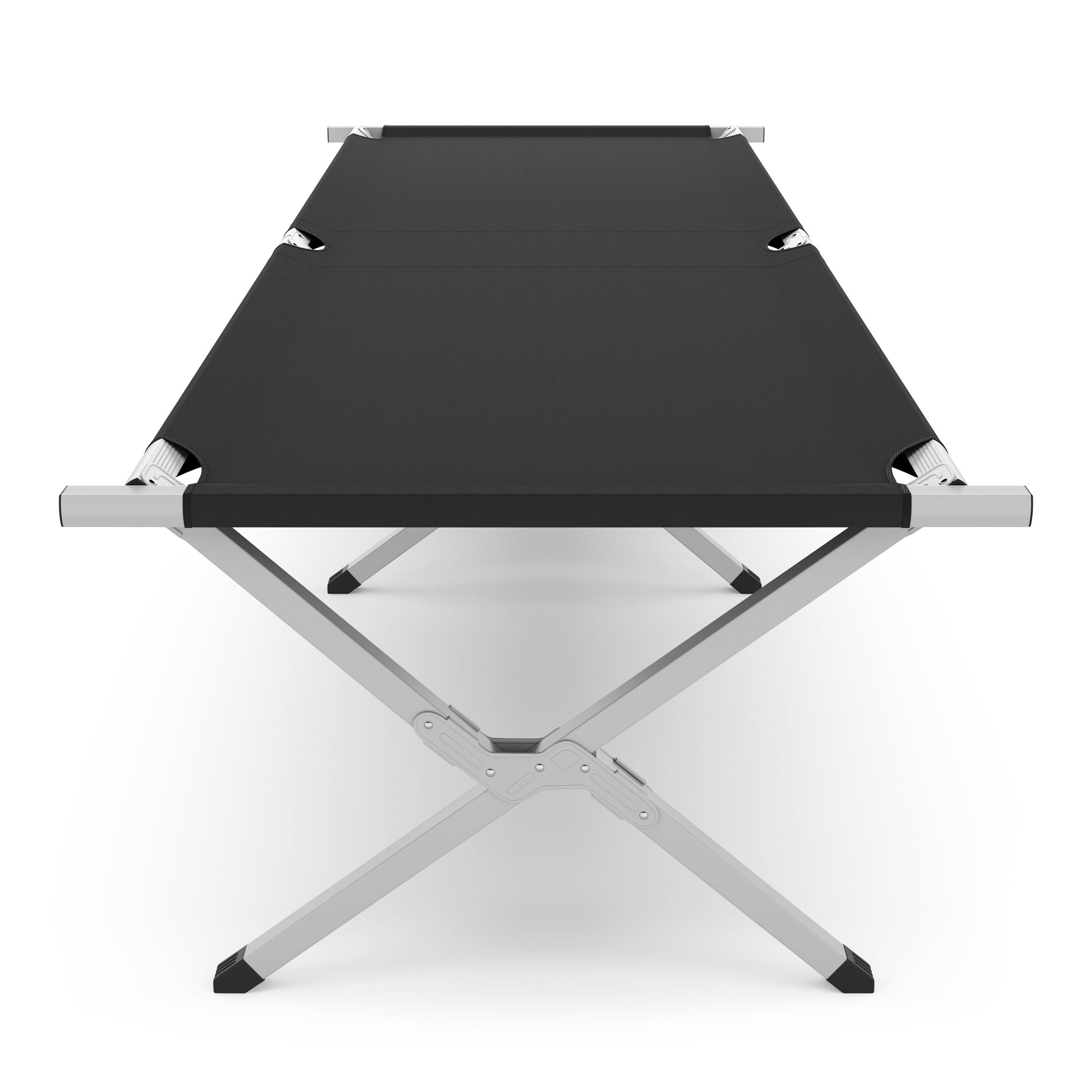 Campingbett klappbar ZEEK 210 x 72 x 45 cm schwarz