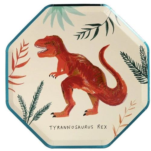 Meri meri bordjes dino's - small - 8st