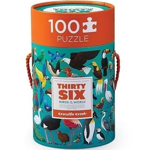 Crocodile creek puzzel zesendertig vogels (100st)