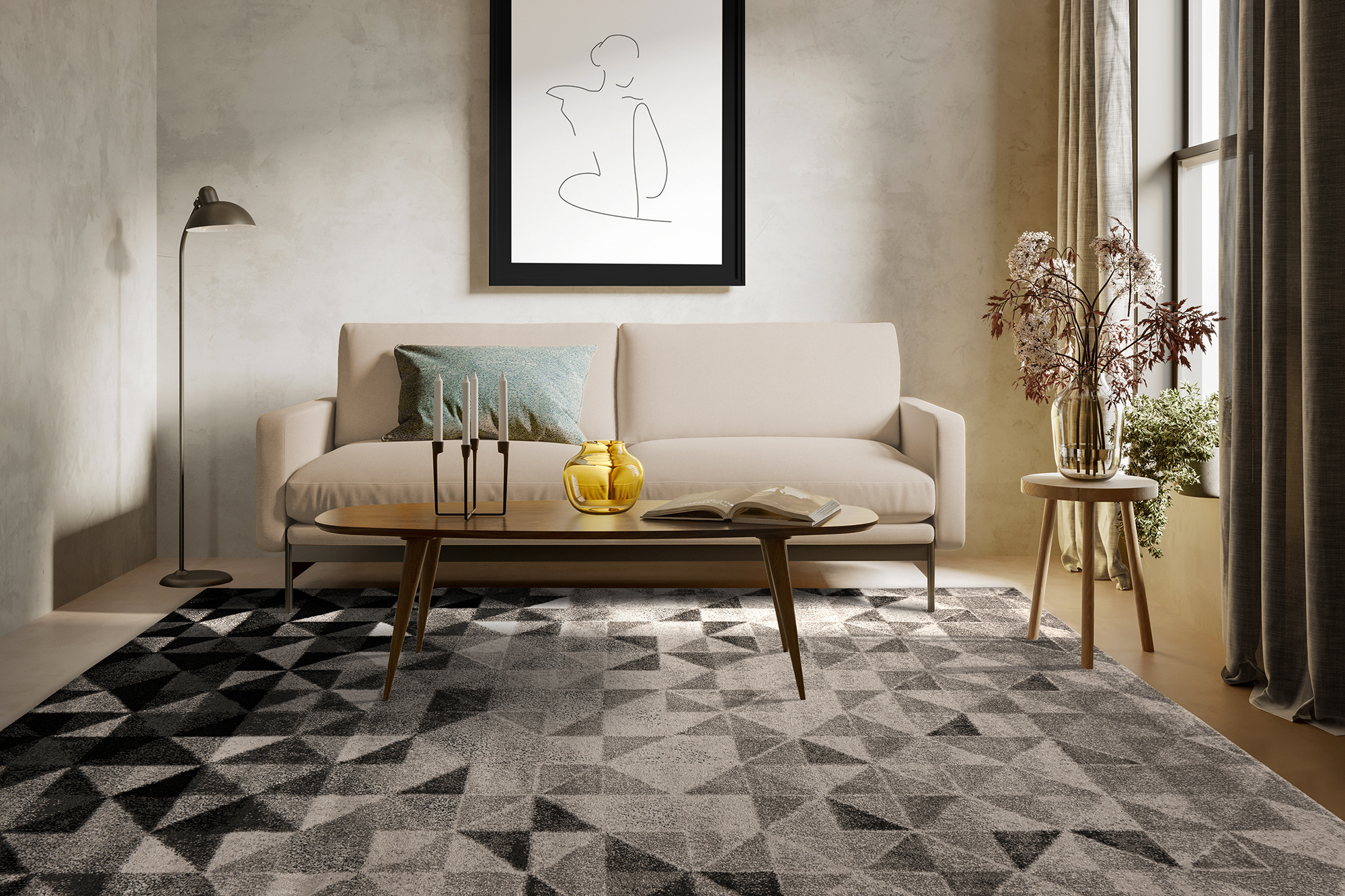 Teppich NAILA 80 x 150 cm