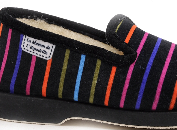 La maison de l espadrille chaussons femme 7678f 5 noir