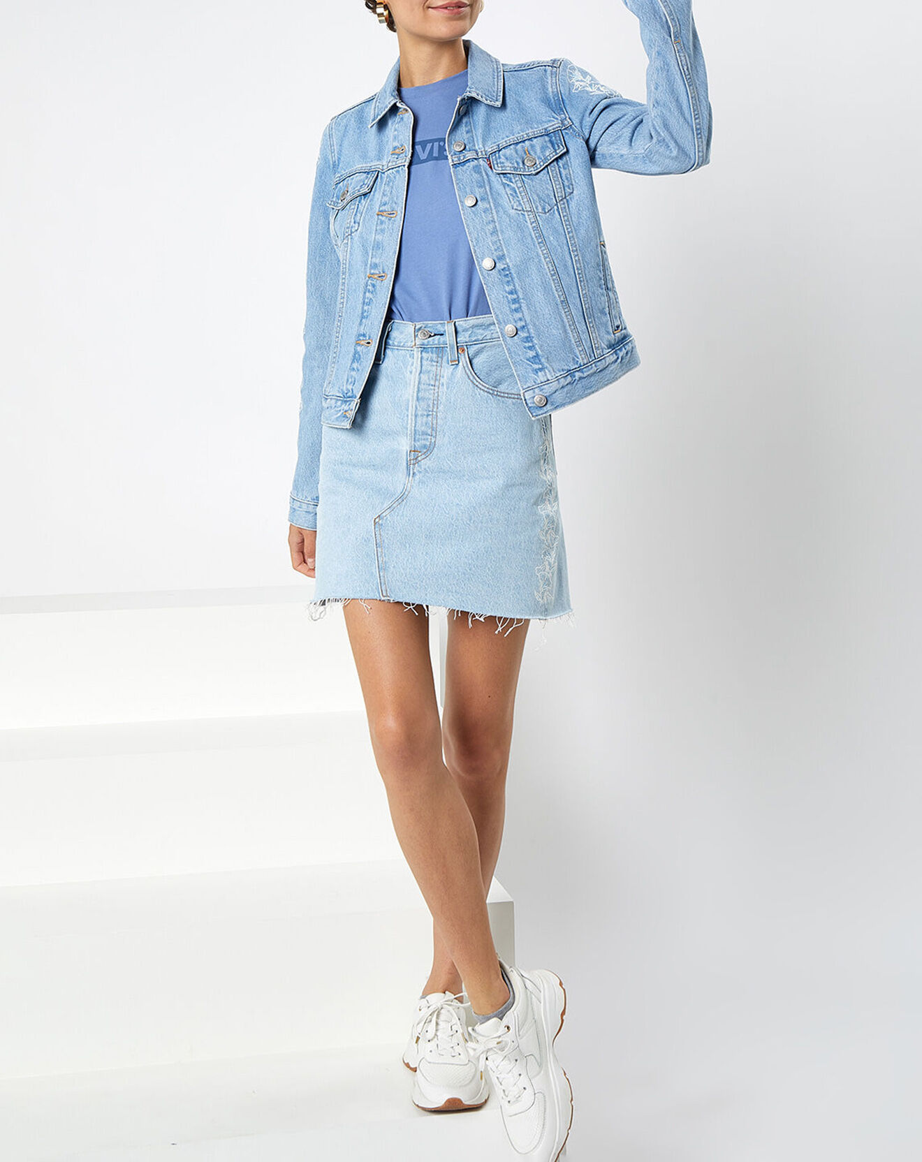 Levi's® Veste en Jean Original Trucker bleue