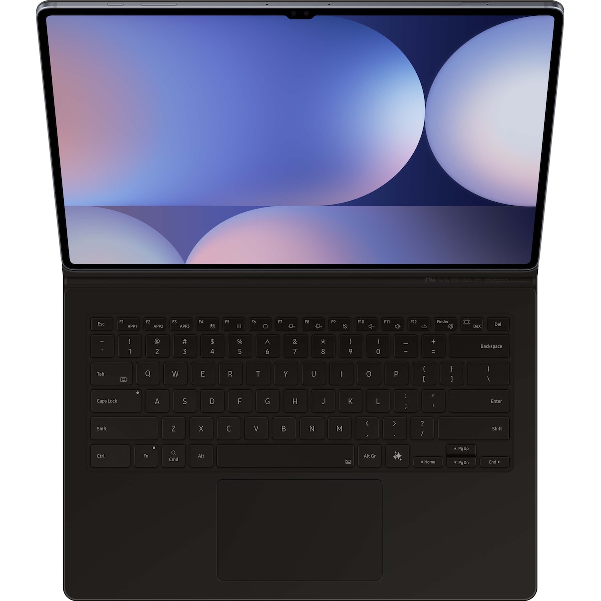 Samsung Galaxy Tab S9 Ultra/S10 Ultra tastaturdeksel (sort)