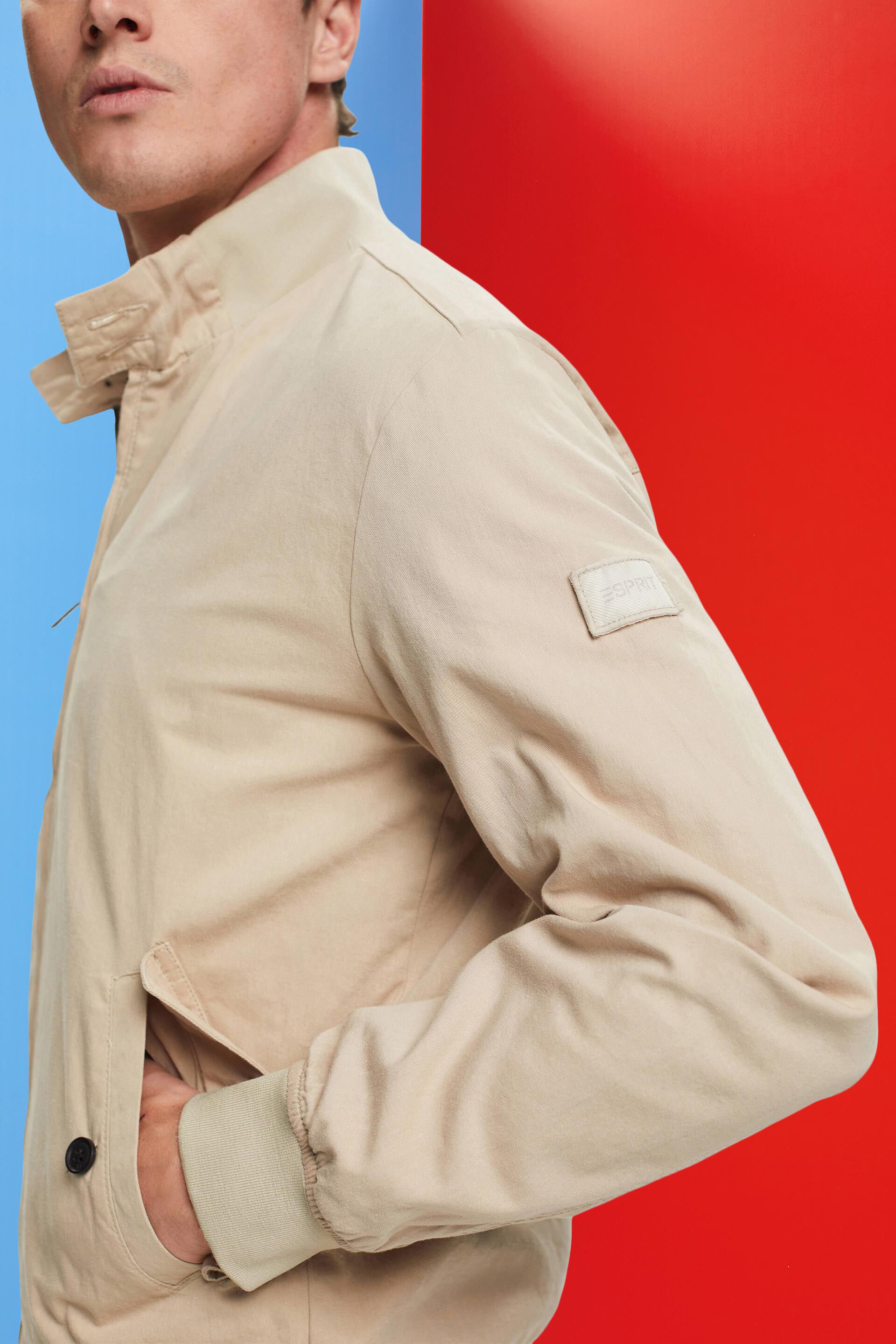 Blouson à col droit