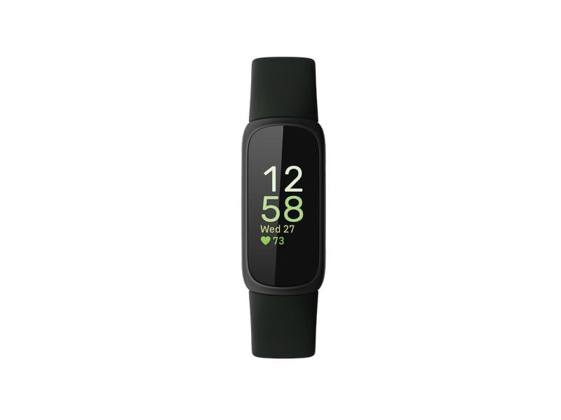Fitbit Activity Tracker Inspire 3 Schwarz/Schwarz Fitness-Tracker mit einer Akkulaufzeit von bis zu 10 Tagen