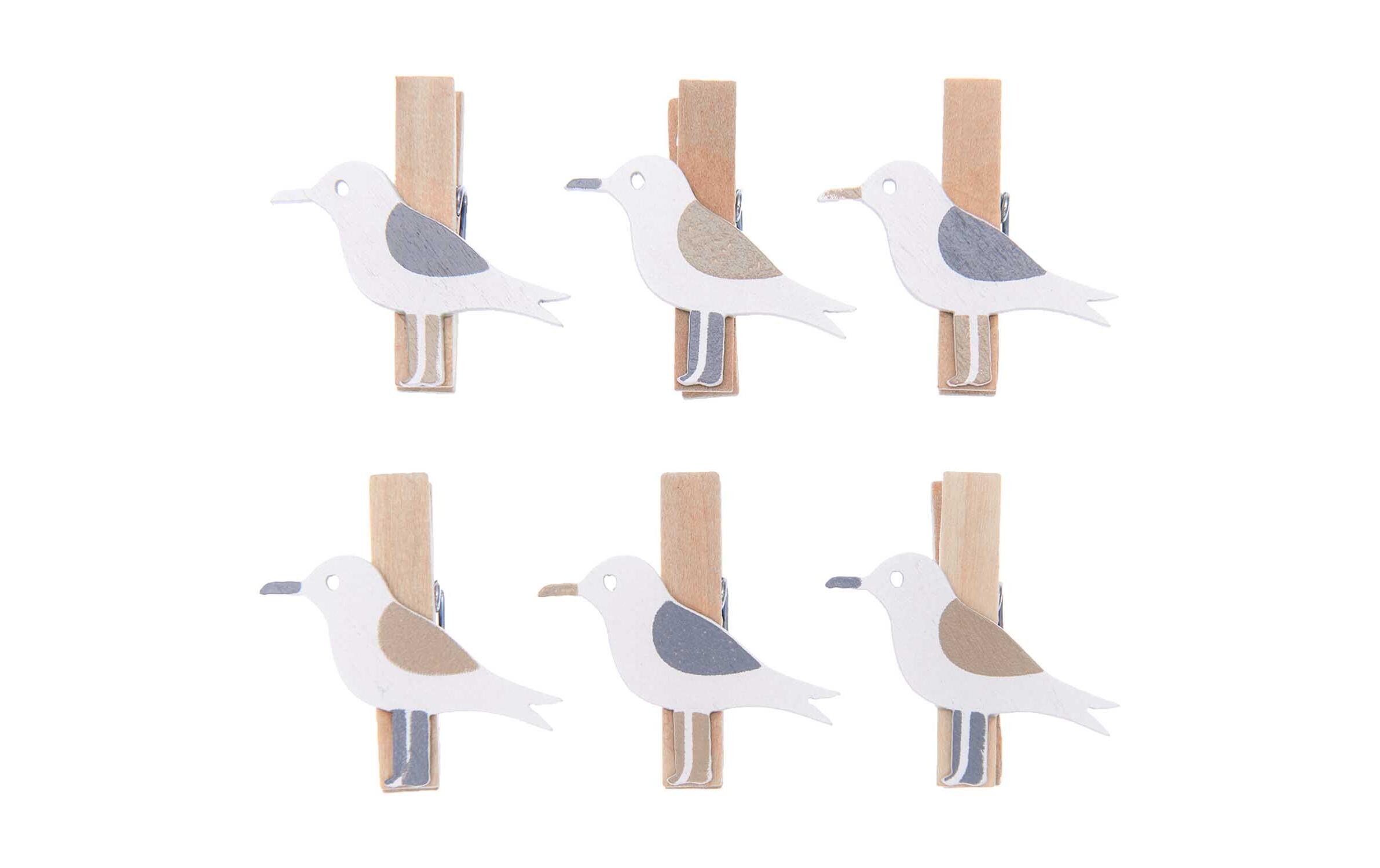 Dekoklammer Möwe 8 StückKreativ mit Rico Design