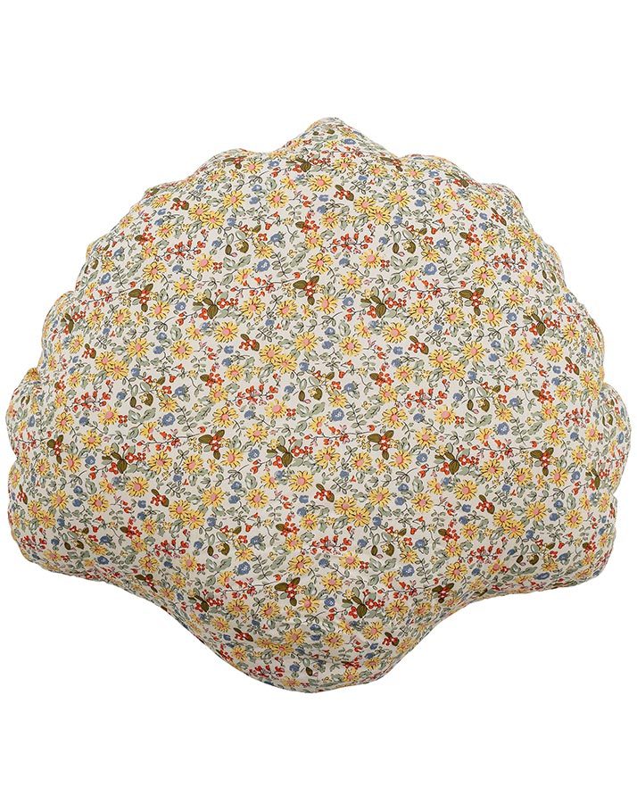 Zierkissen FRO – MUSCHEL (50x50) in gelb/bunt