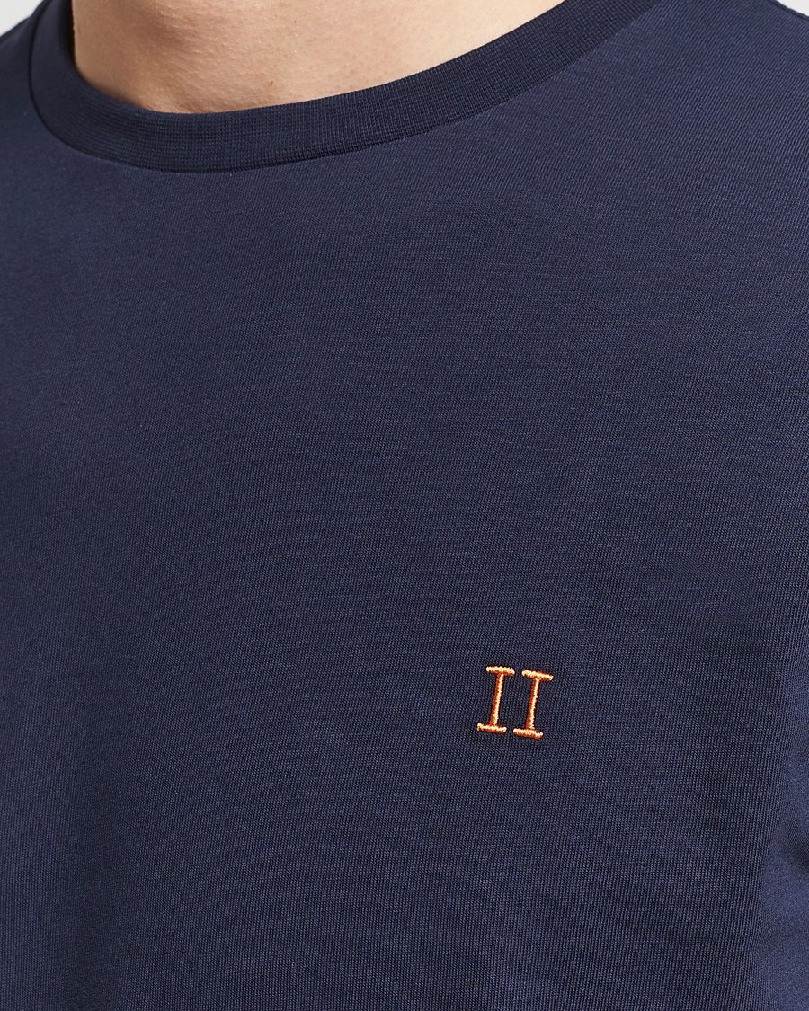 Les Deux Nørregaard Cotton T-Shirt Navy
