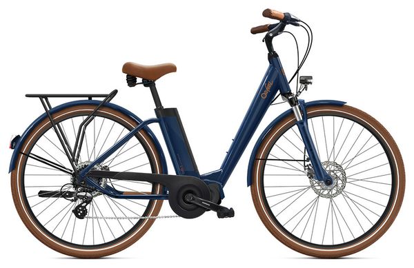 Vélo de Ville Électrique O2 Feel iVog City Up 4.1 Shimano Altus 8V 400 Wh 28'' Bleu Boréal