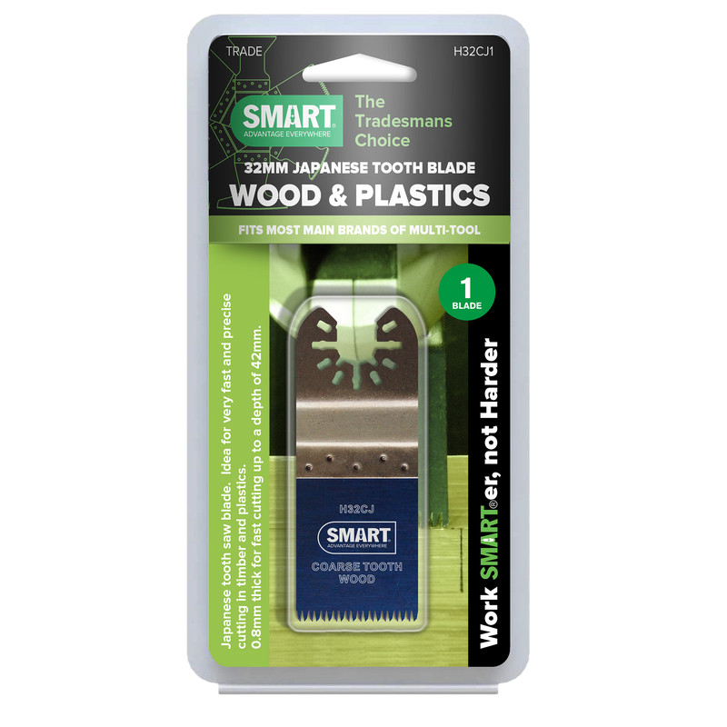 SMART invalzaagblad hout & Kunststof 32x42mm
