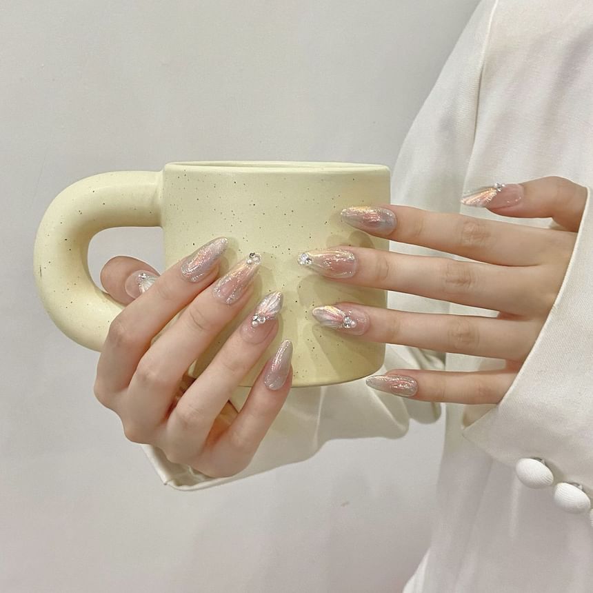 eovda - Versierde Press On Nail