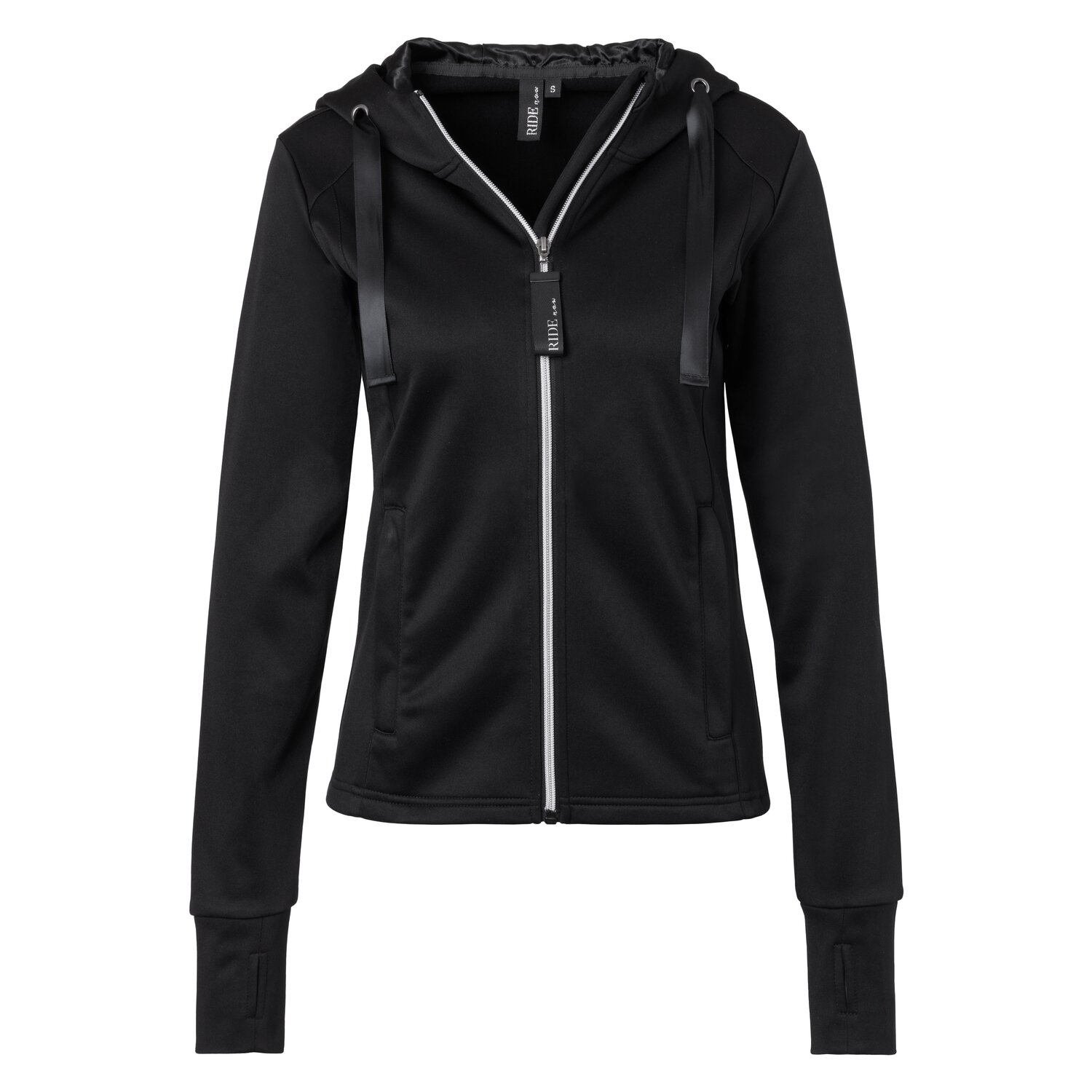 RIDE now Funktions-Fleecejacke - black