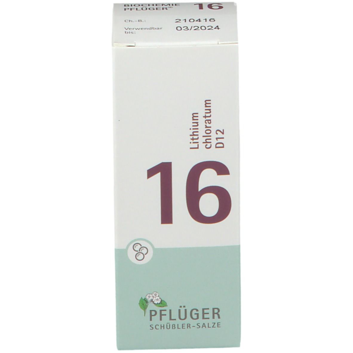 BIOCHEMIE PFLÜGER® Nr. 16 Lithium chloratum D12