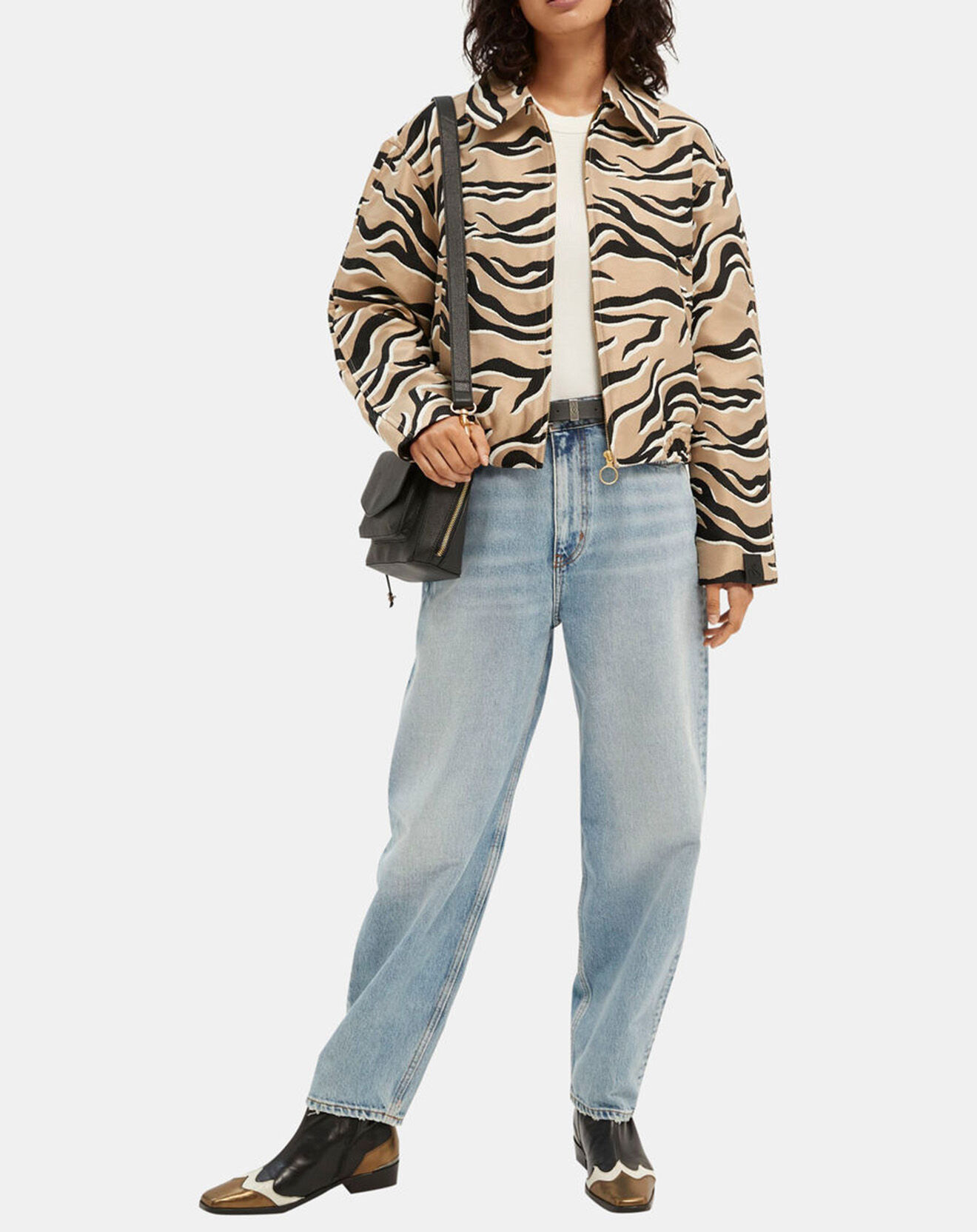 Scotch & Soda Jean 100% Coton Bio Ballon bleu clair