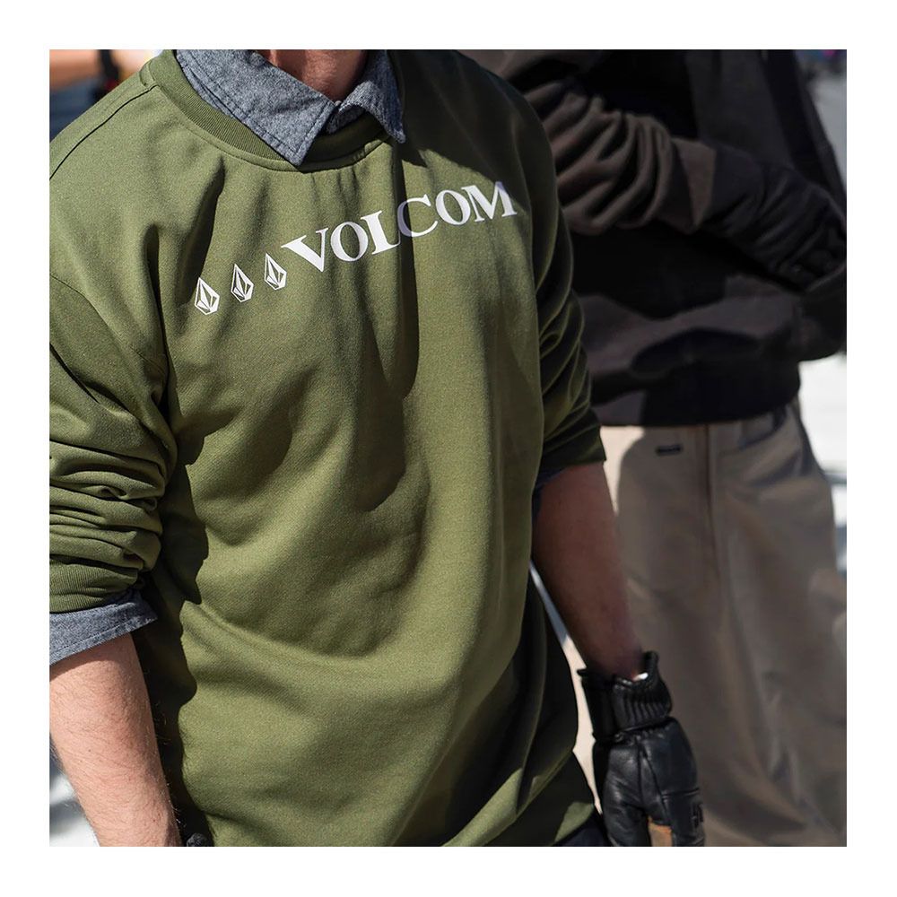 Volcom CORE HYDRO - Sweat Homme military