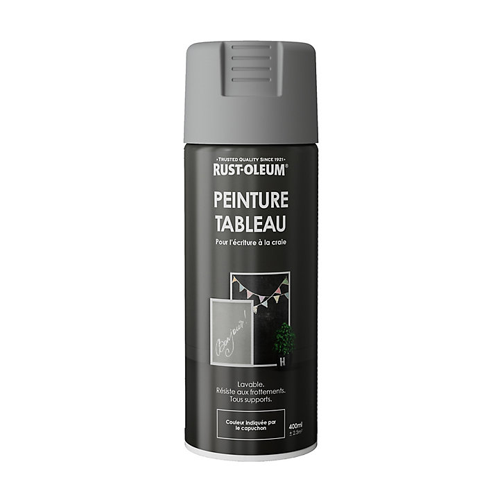 Peinture aérosol tableau gris Rust-Oleum mat 400ml