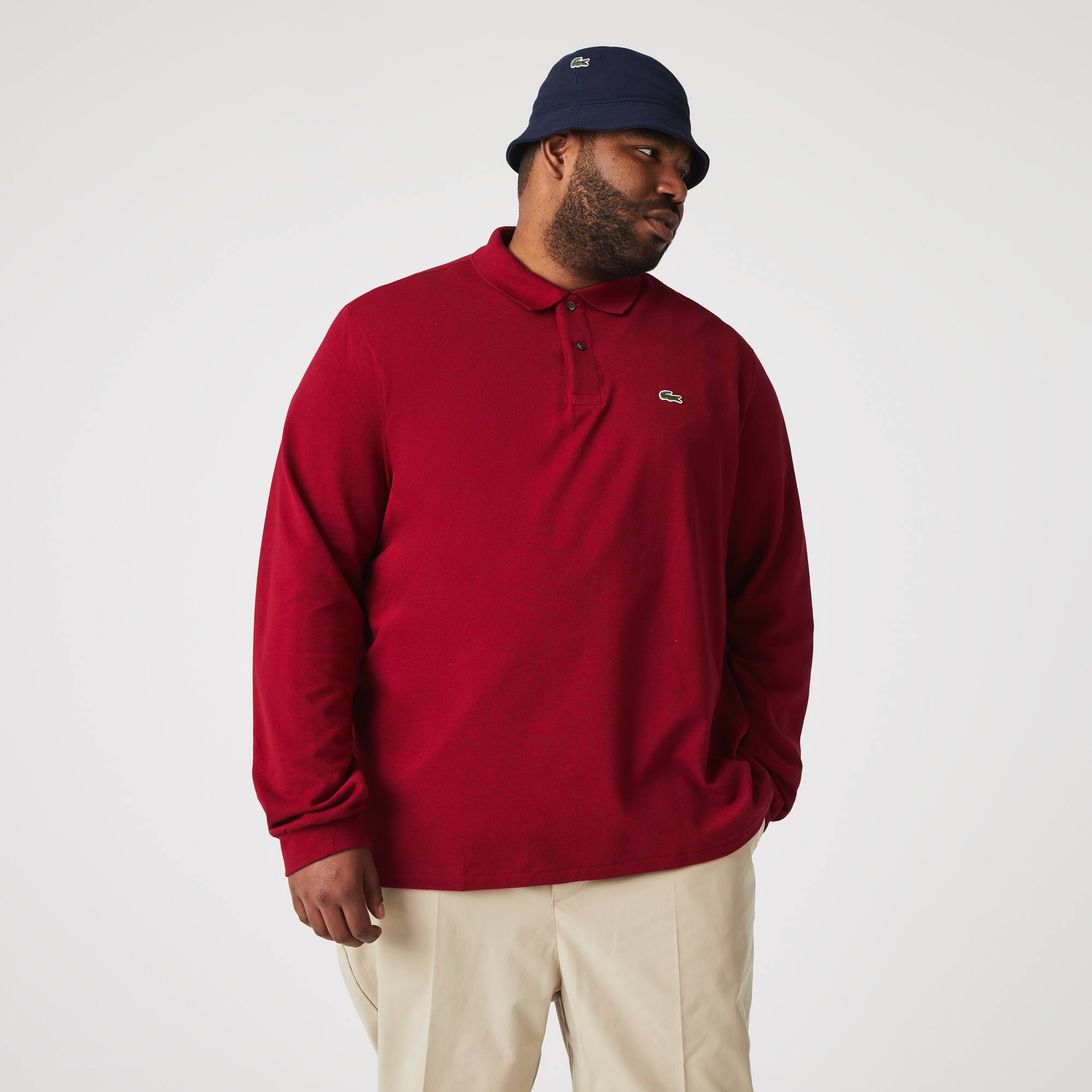 Original L.12.12 langärmeliges Poloshirt Lange Ärmel - Rot - Lacoste - Herren
