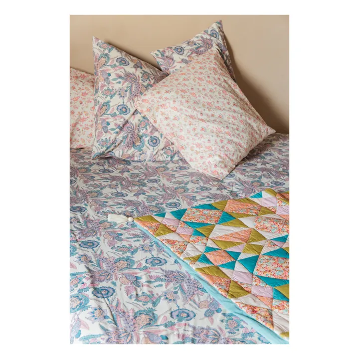 Louise Misha Drap-housse Nicole en coton bio | Violet