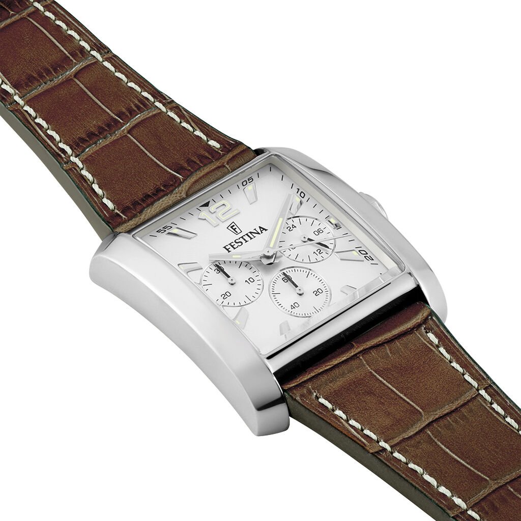 Montre Festina Timeless Chronograph Argenté