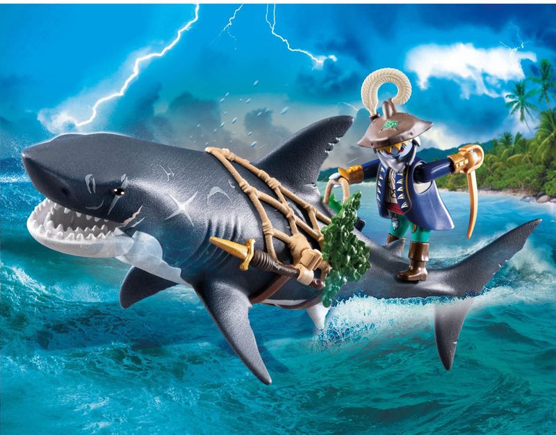 Playmobil - Gevaarlijke Reuzenhaai - Bouwstenen - Creatief Speelplezier