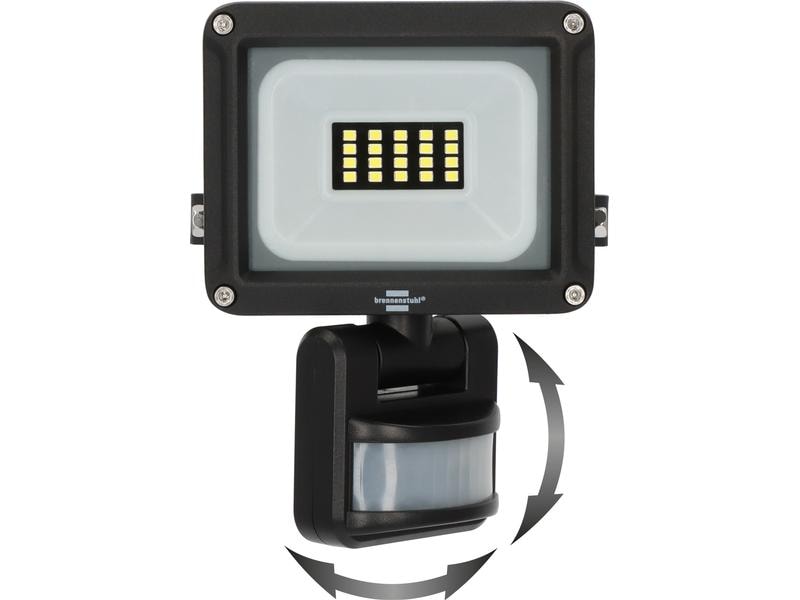 Brennenstuhl Scheinwerfer LED JARO 1060 P 10 W LED Strahler mit Bewegungsmelder