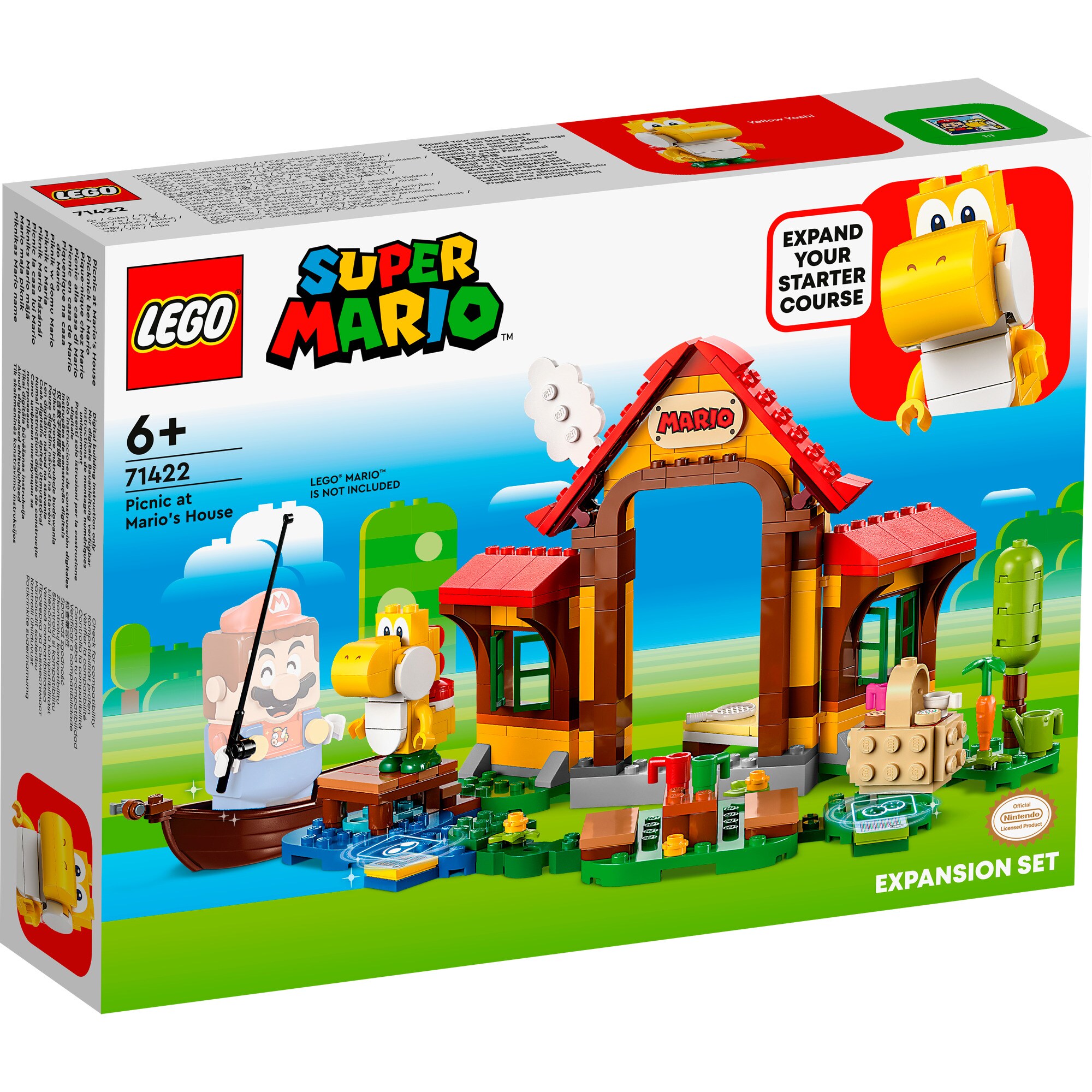 LEGO Konstruktionsspielzeug Super Mario Picknick bei Mario - Erweiterungsset