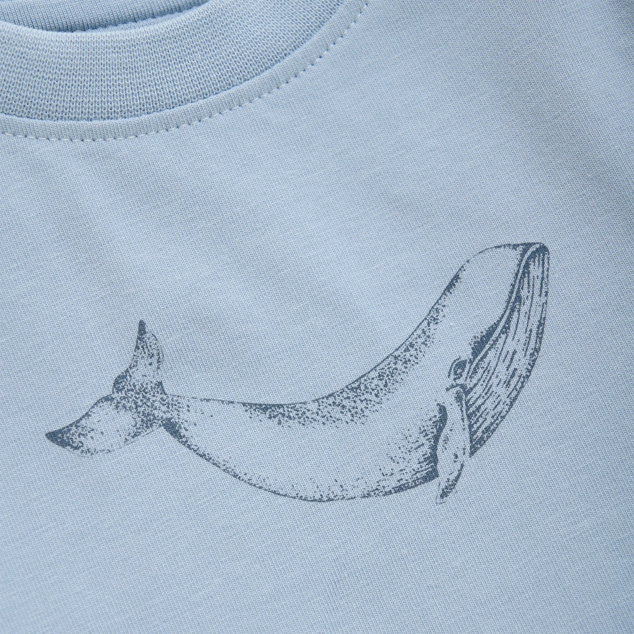 En Fant T-Shirt Baleine Bleu 6-24mois